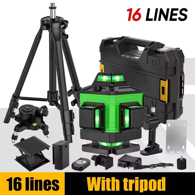 4D laser level with 16 lines