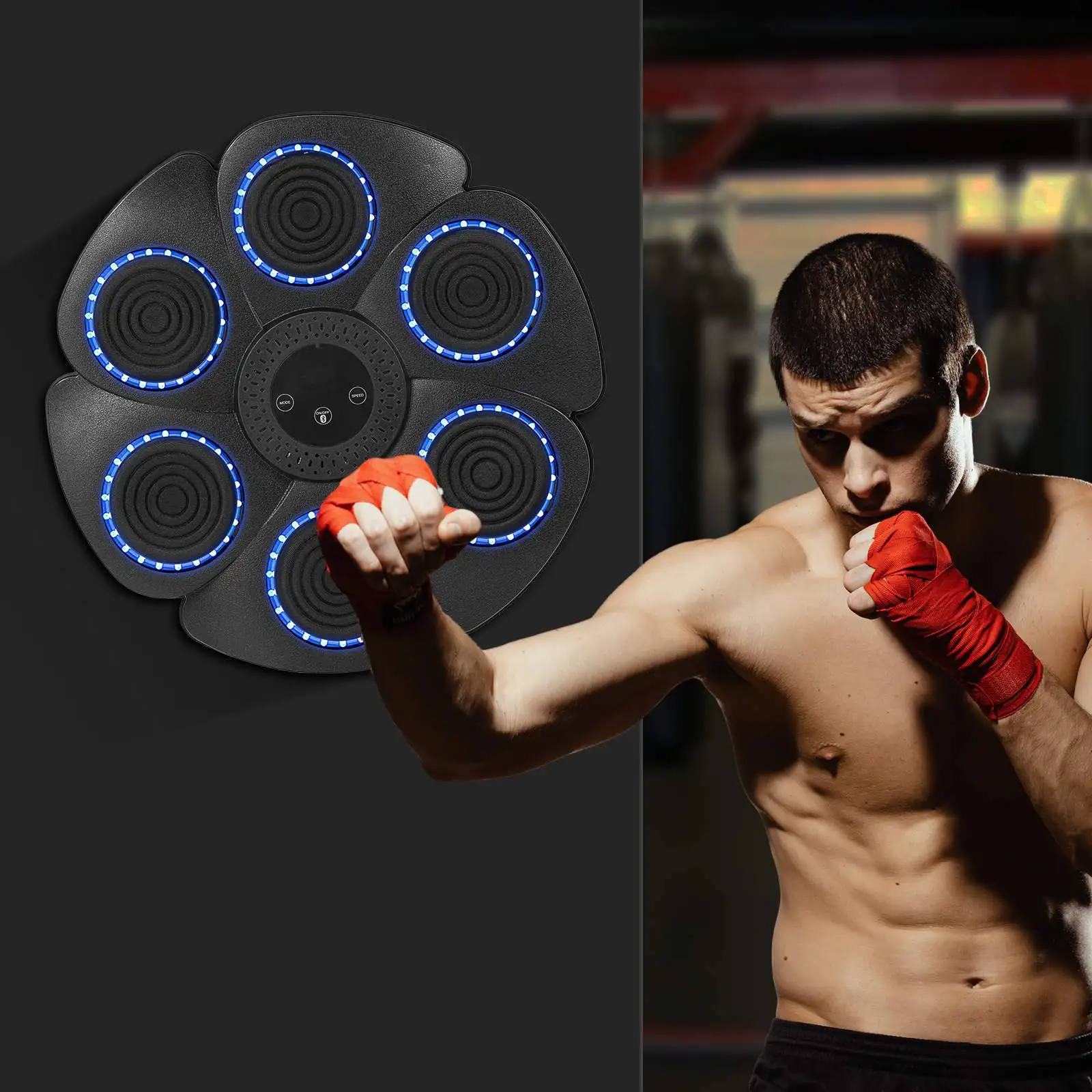 Muzyczna tarcza bokserska Bluetooth