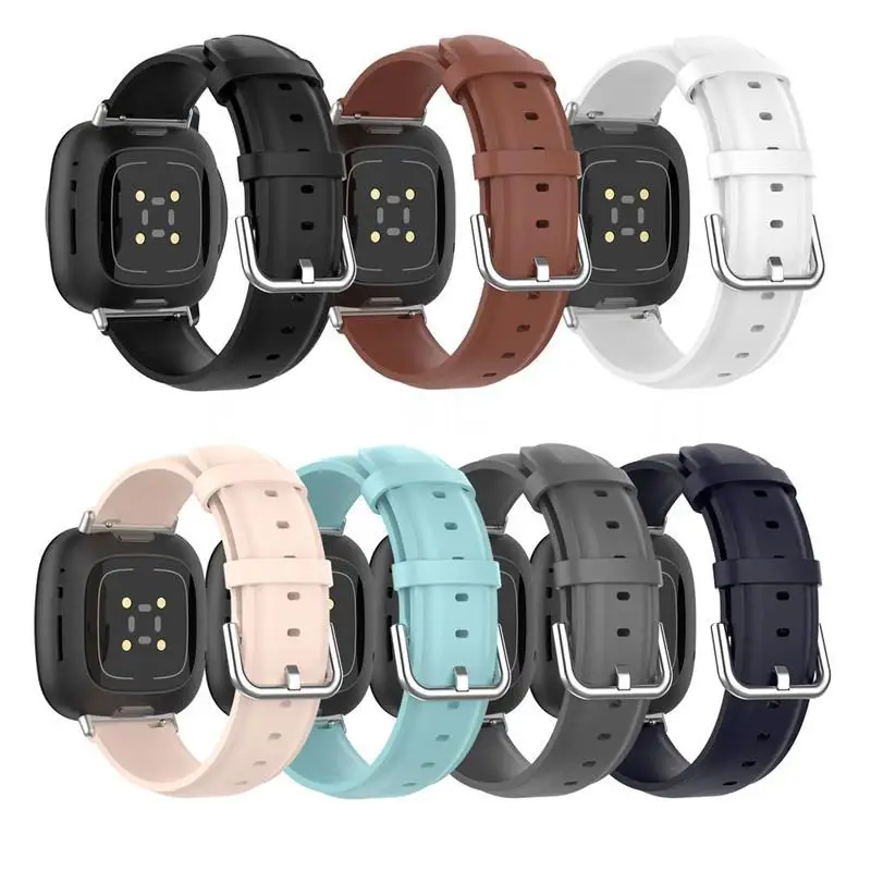 Smartwatch Genuine Leather Watch Strap Fitbit