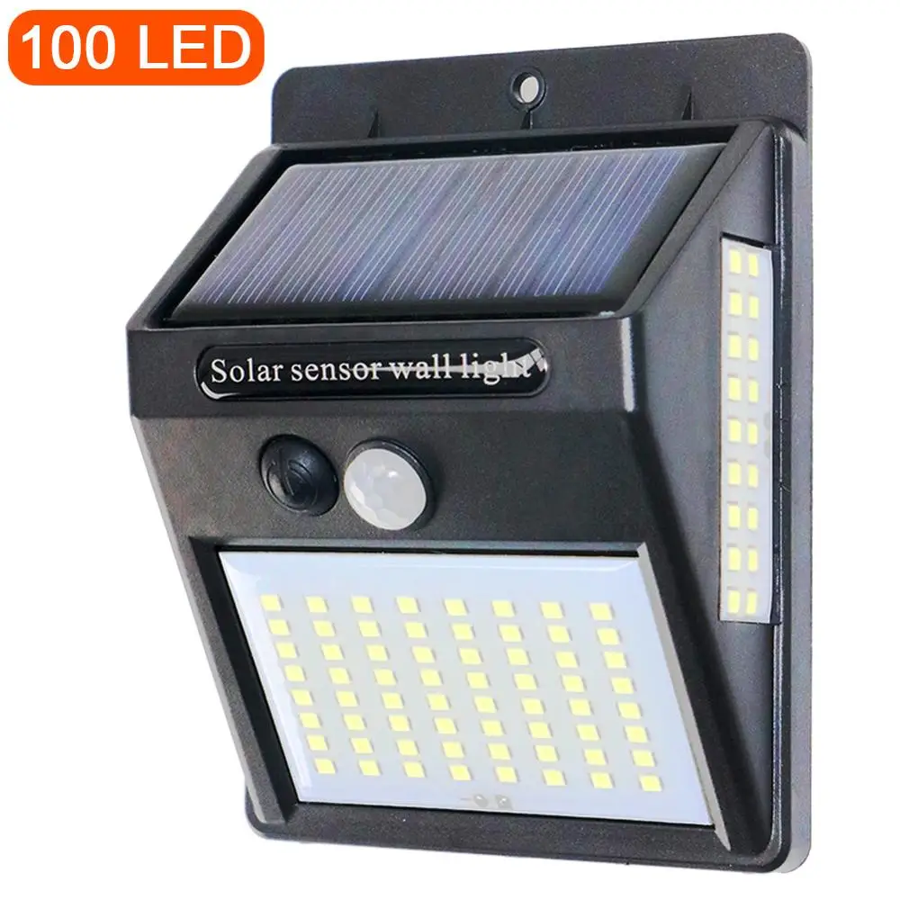 Solar garden lamp with sensor