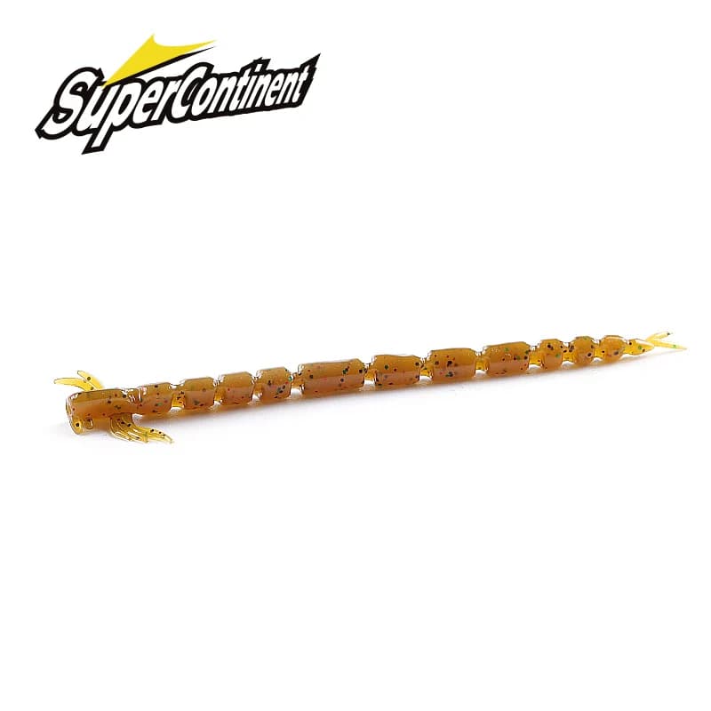 Soft grub-shaped fishing lure