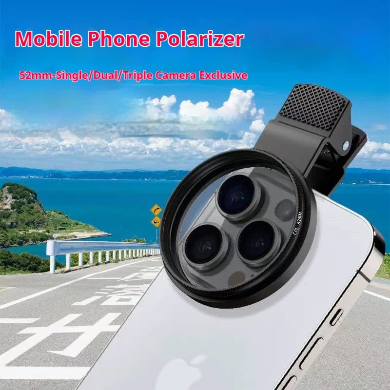 Smartfon Polarizer Filter 52mm CPL Iphone