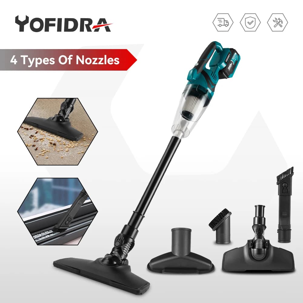 YOFIDRA 1500W Electric Vacuum Cleaner Cordless Multi-function