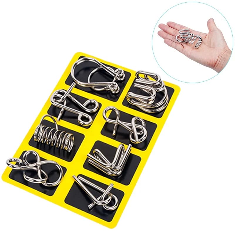 Montessori metal puzzles