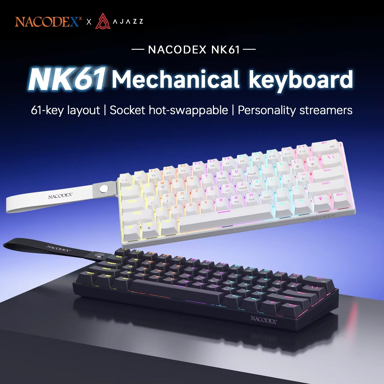 AJAZZ NK61 Wired Gaming Mechanical Keyboard 60%