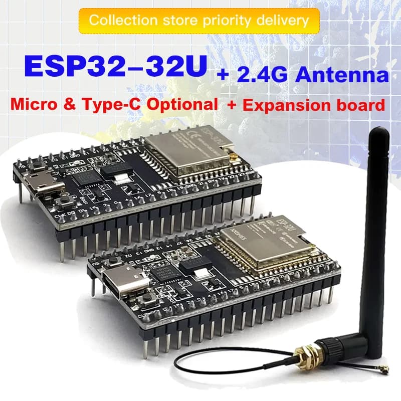 ESP32-WROOM-32U Dev Kit C Wi-Fi development board