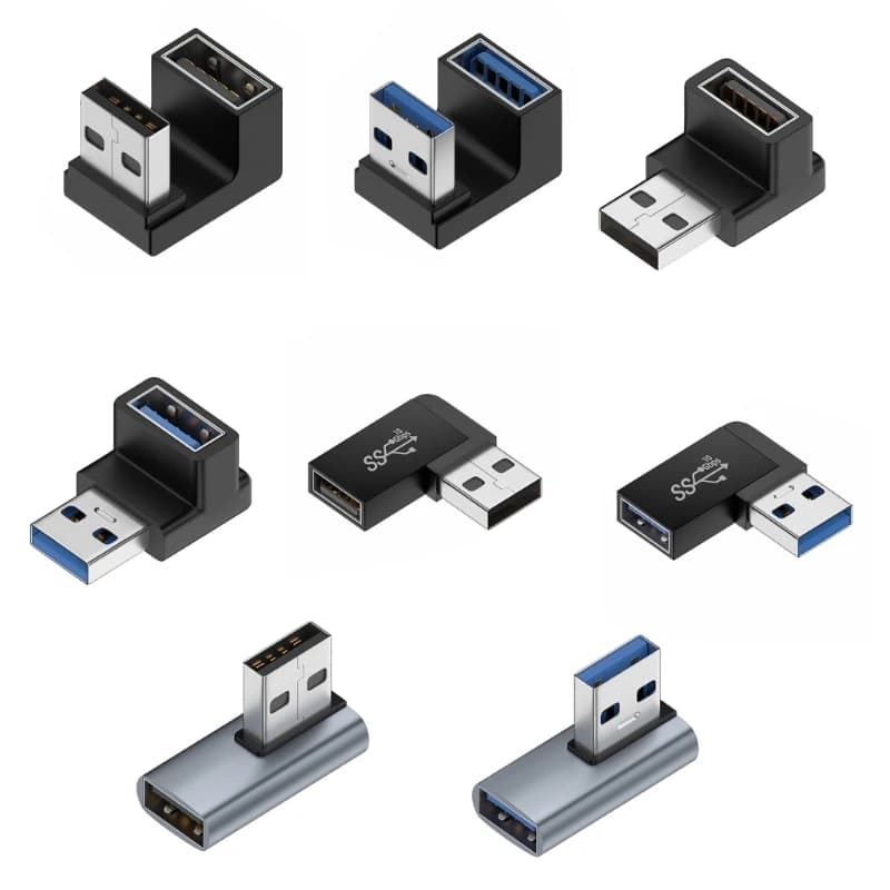 Adapter kątowy USB 3.0 90 stopni