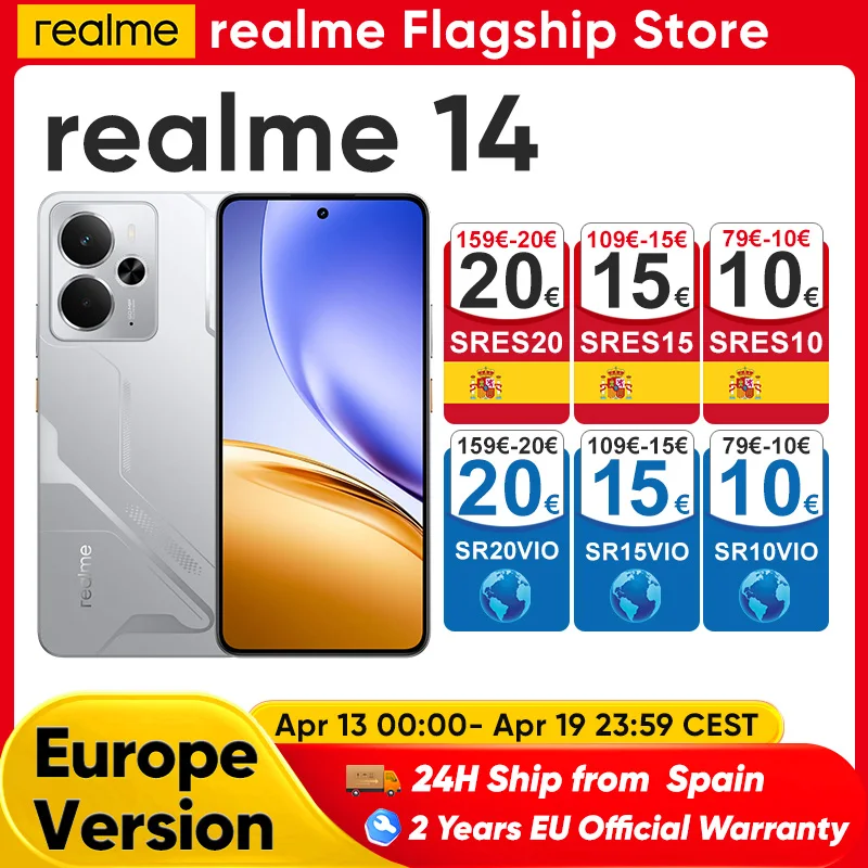 Смартфон realme 14 5G з AMOLED-екраном