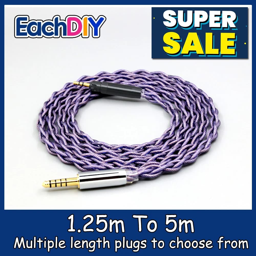 Type2 1.8mm 140 cores litz 7N OCC Headphone Cable For Ultrasone Performance 820 880 Signature DXP PRO STUDIO LN007902