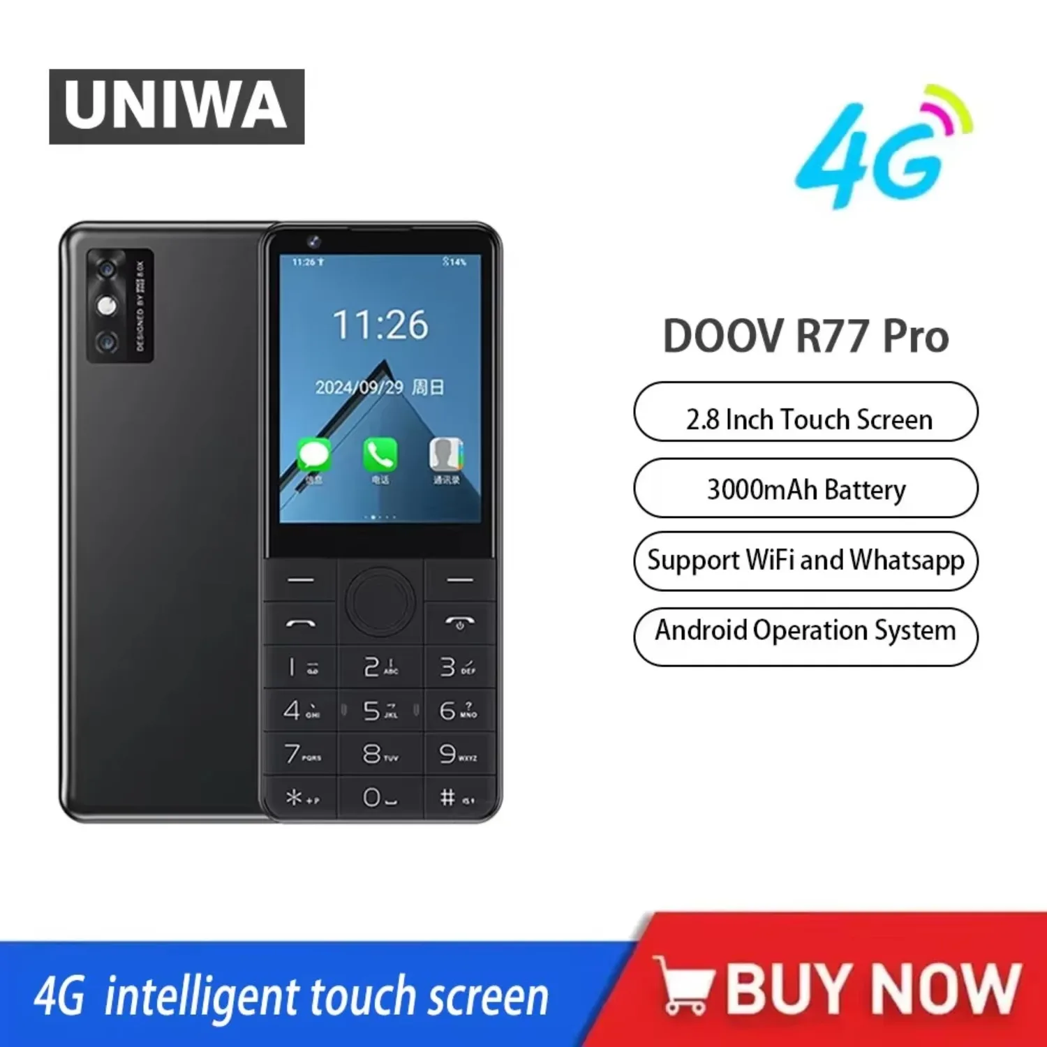 Smartfon DOOV R77 Ultrathin Touch Screen