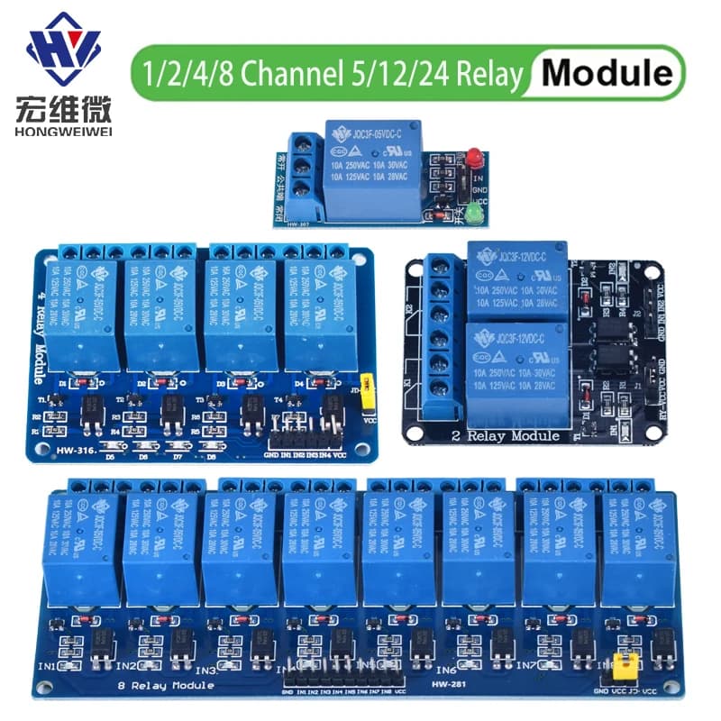 DC 5V 12V 24V 1 2 4