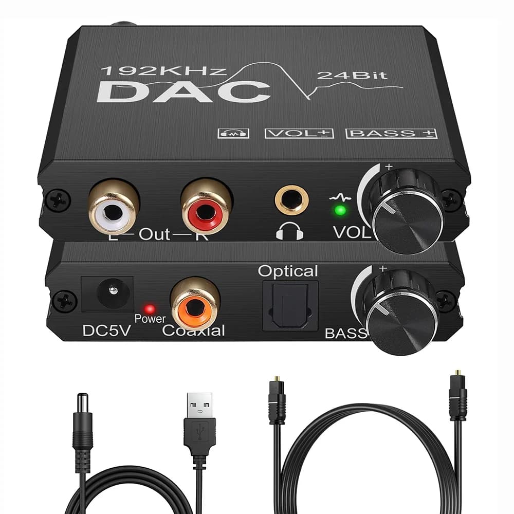 Електронний адаптер 192KHz Digital Analog Audio Converter