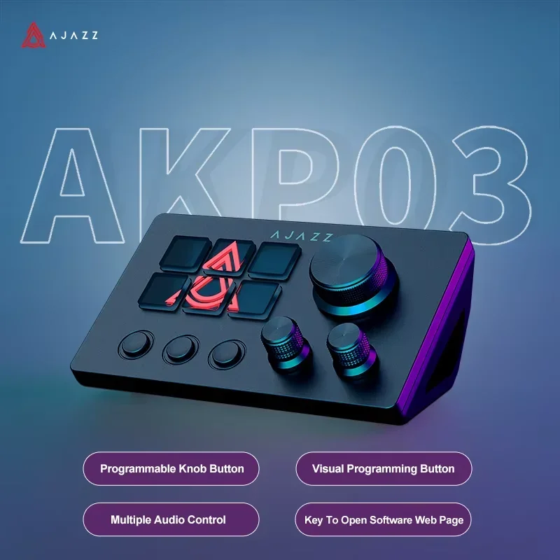 Ajazz AKP03E/153E Desktop Helper Desk Console Panel