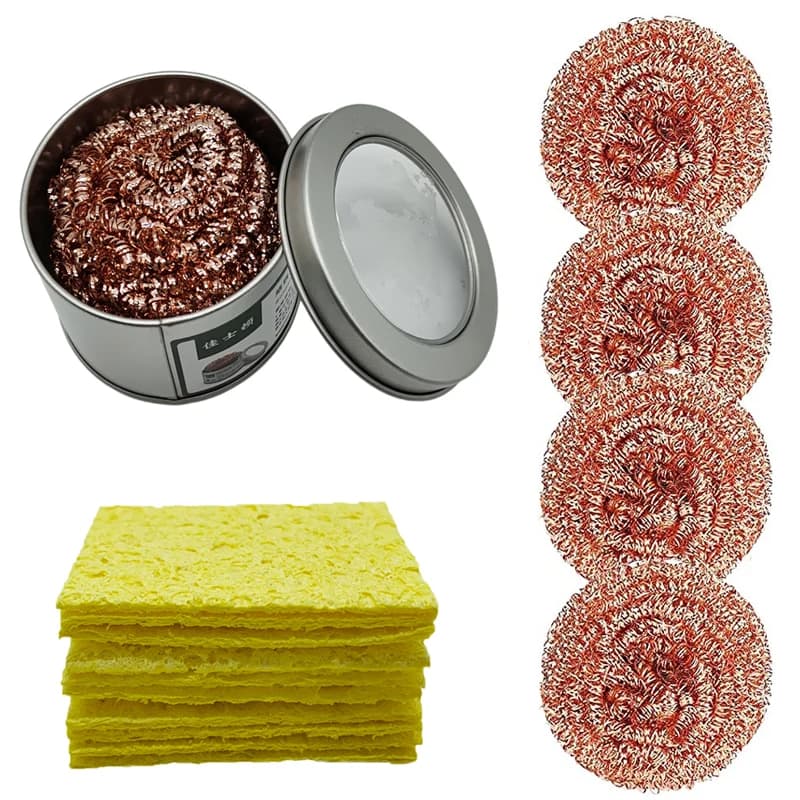 Cleaning Ball Desoldering Soldering Iron Mesh Filter