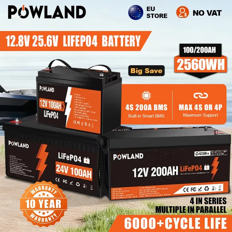 Li Fe PO4 12V 200AH 24V 100AH