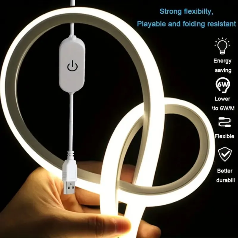 LED Strip Neon світло USB DC 5V