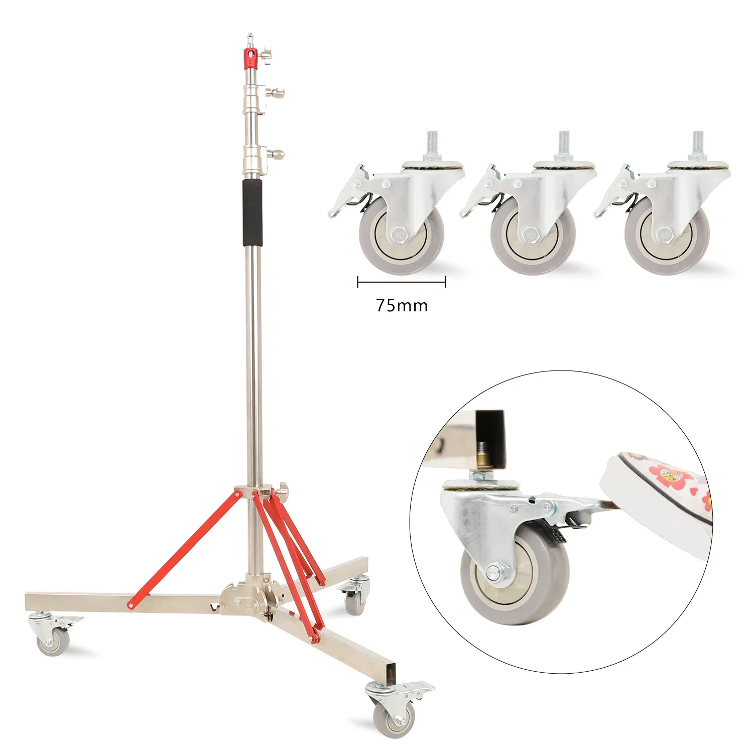 Organizer domowy 320cm Photography Magic Leg Wheels