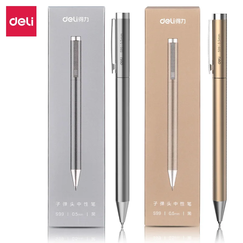 DELI Metal Sign Pen 0.5 mm Gel