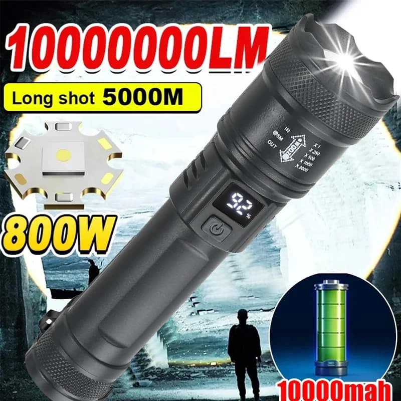 Потужні тактичні LED-ліхтарі 2000LM