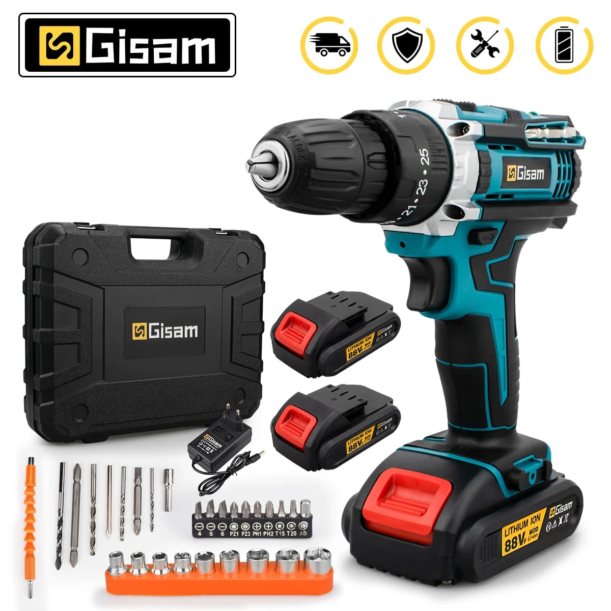 Cordless impact rotary hammer