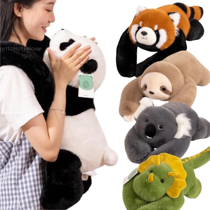 Long animal plush pillow
