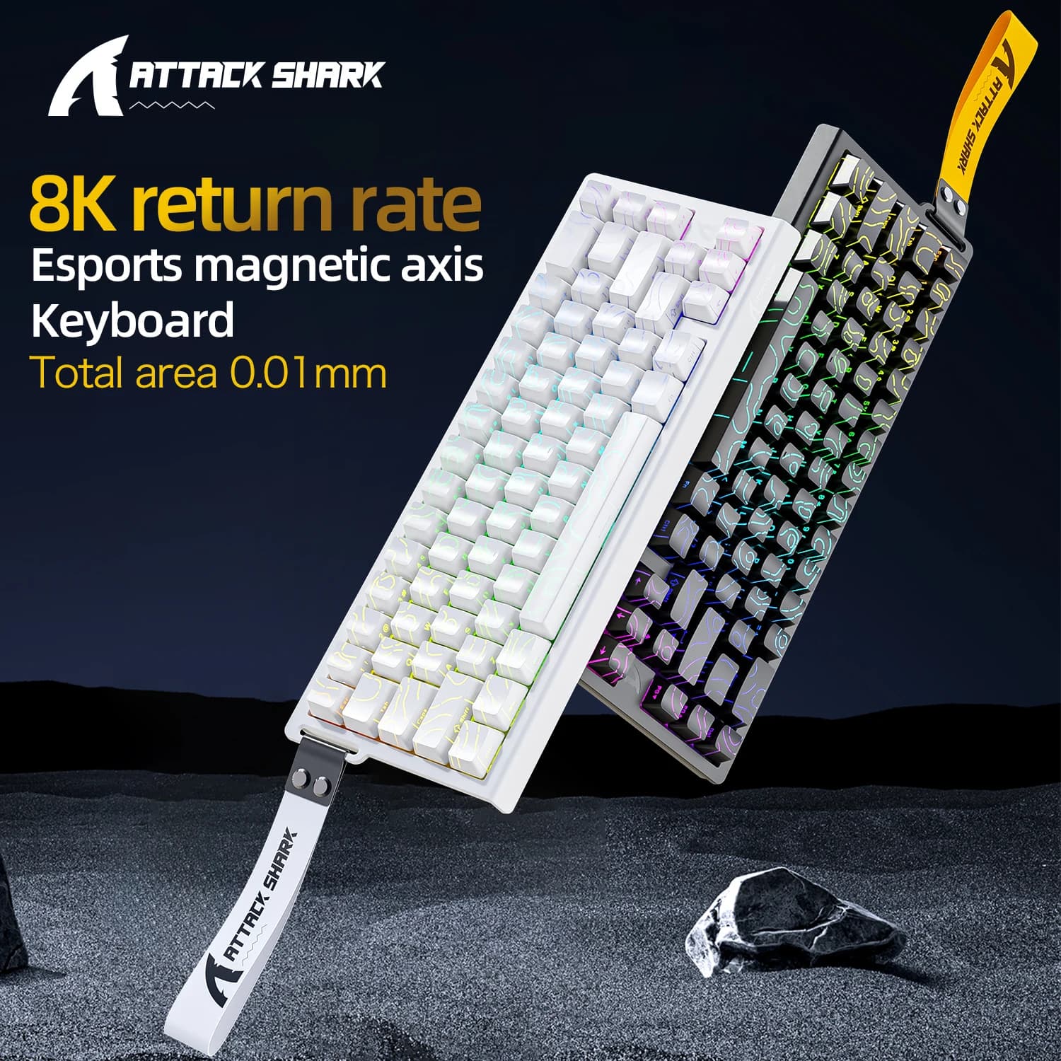 X68HE ATTACK SHARK Magnetic Gaming клавіатура Mechanical