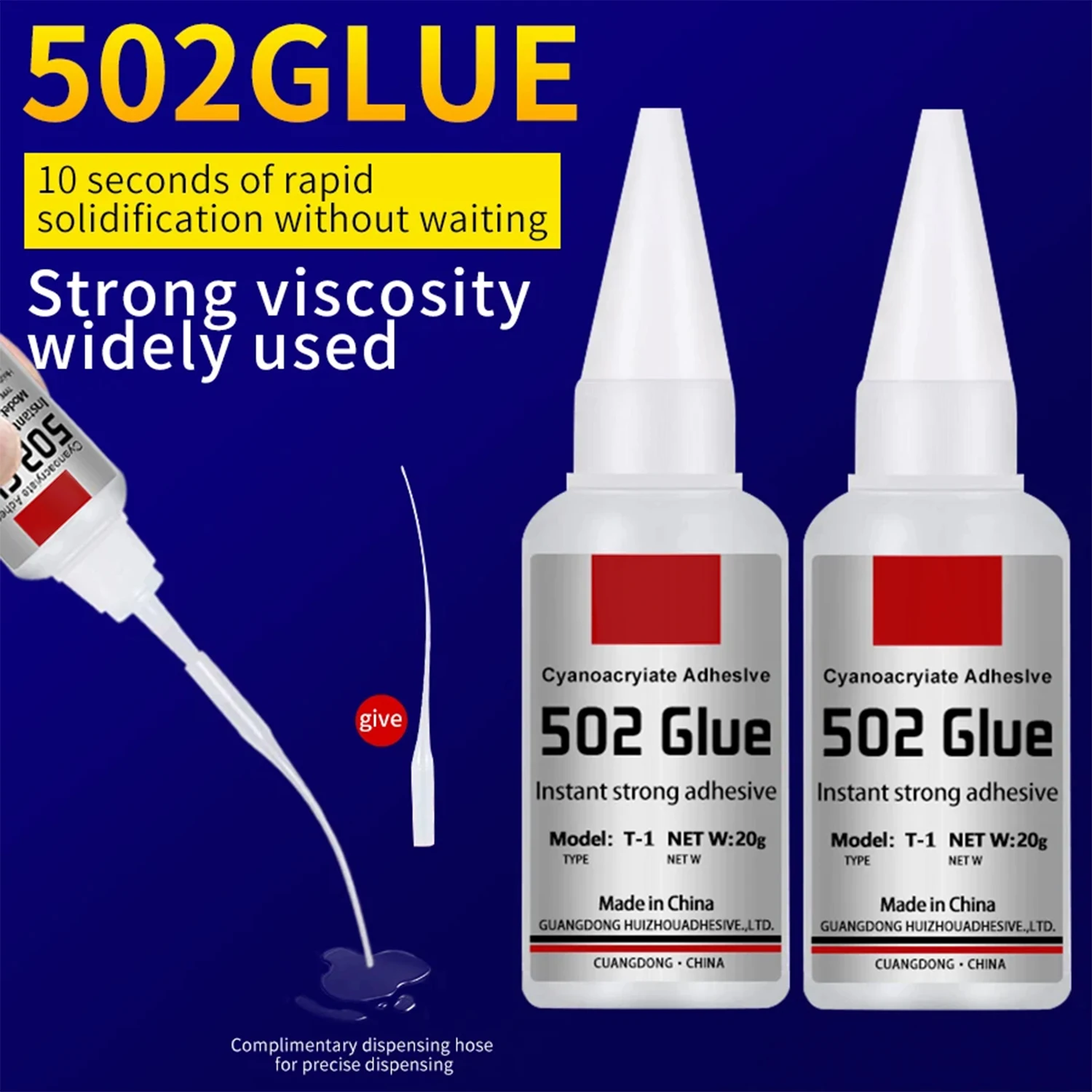 JXVX 1-5pcs 502 Super Glue Instant Quick-drying