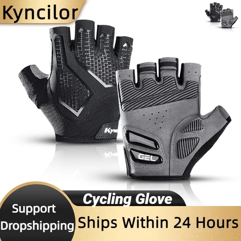 New Half-Finger Men'S And Women'S Cycling Gloves