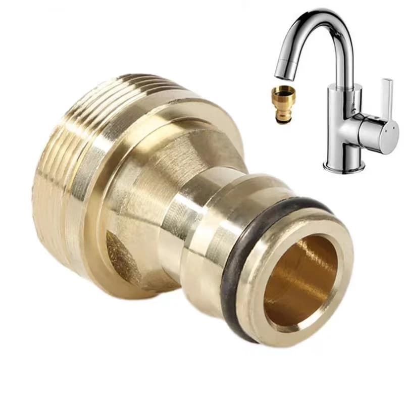 Adapter elektroniczny Universal Kitchen Tap Adapters Brass