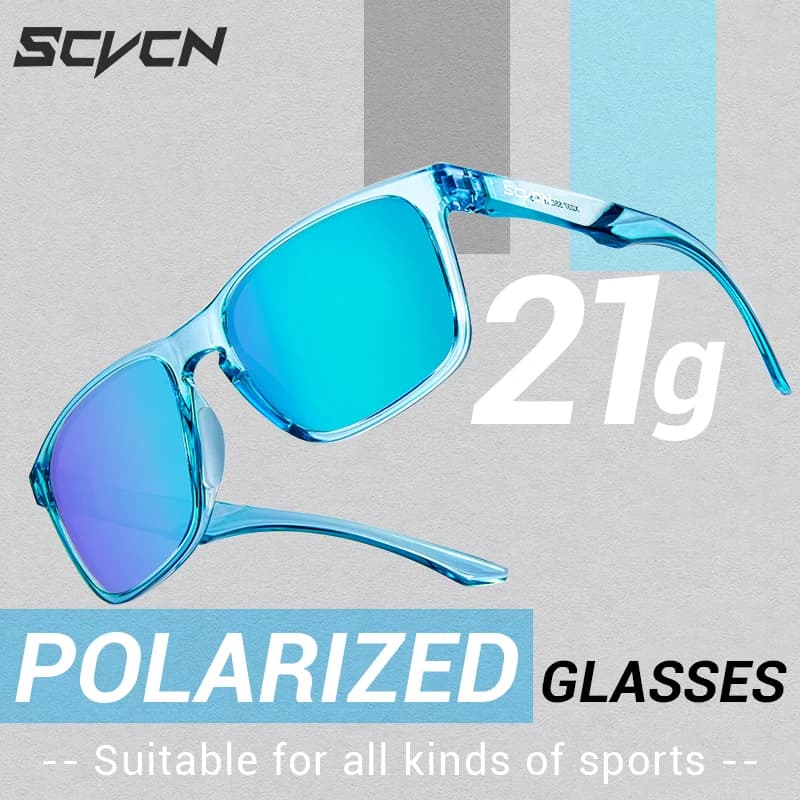 SCVCN New Polarized Sunglasses for Men MTB