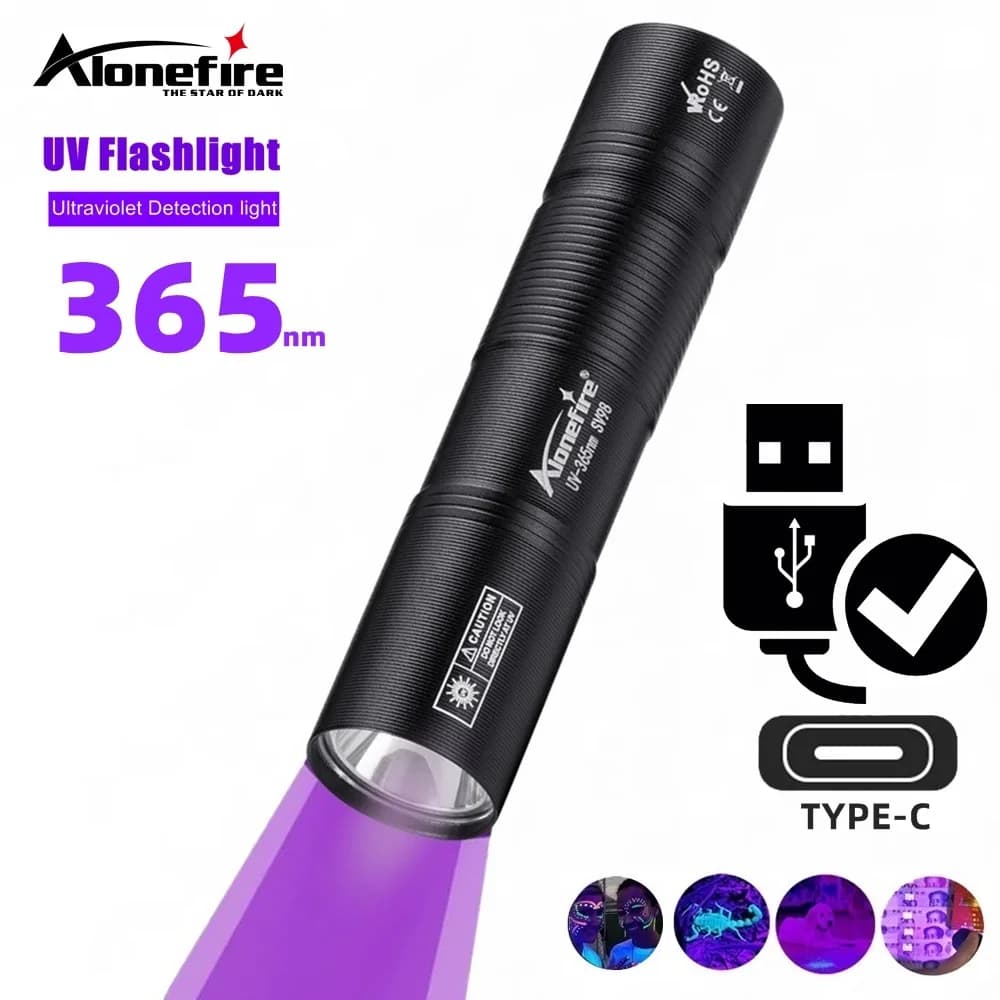Kompaktowa latarka UV 365 nm