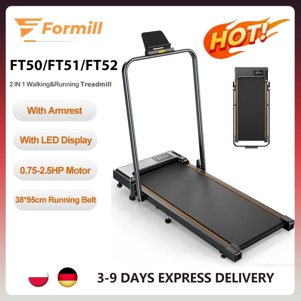 Formill FT51/FT50/FT52 Treadmill 2 In 1 Walking