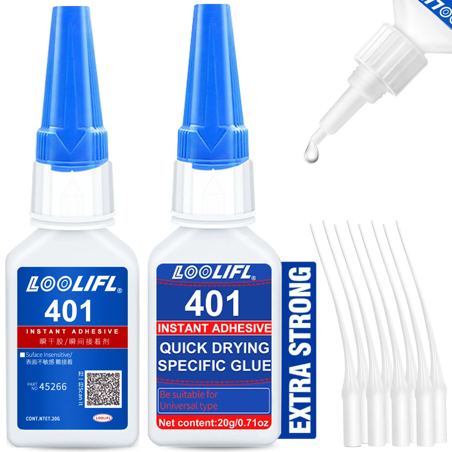 Brand-new upgraded 401 super cyanoacrylate glue