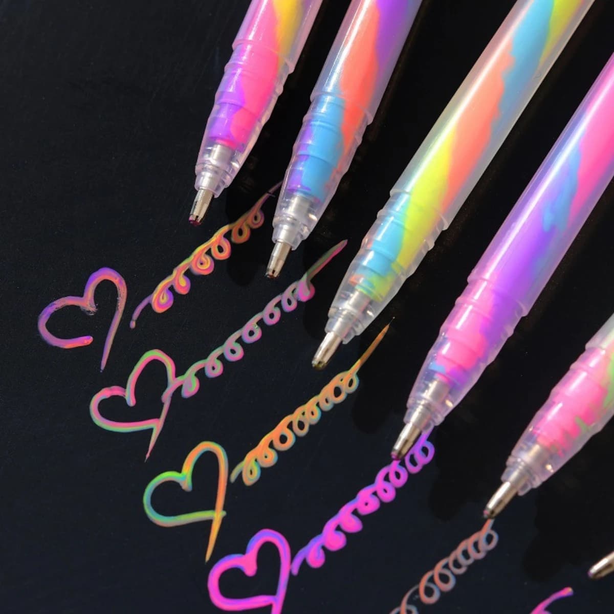 Glitter Gel Highlighter Pens Set - 1.2