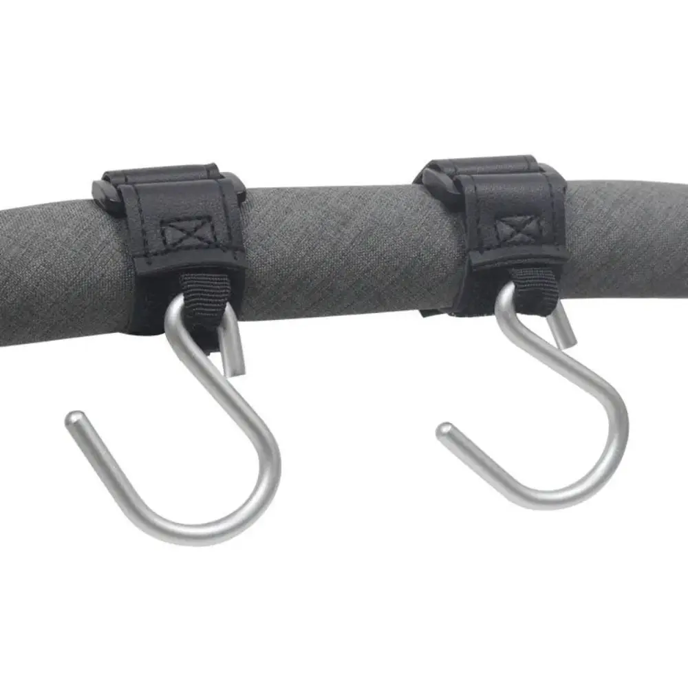 S Shape Baby Stroller Hooks Solid Color Cart Organizer Hanging Hook Stroller Accessories Cartoon Stroller Accessories Bicycle