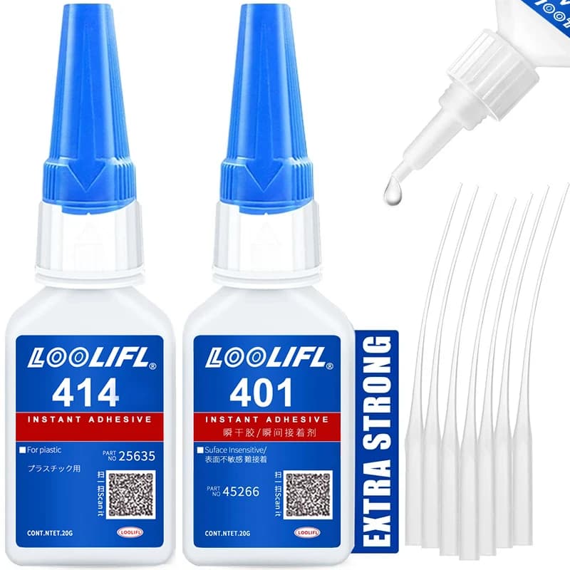 LOOLIFL 20ml 401/406 Instant Strong Super Glue