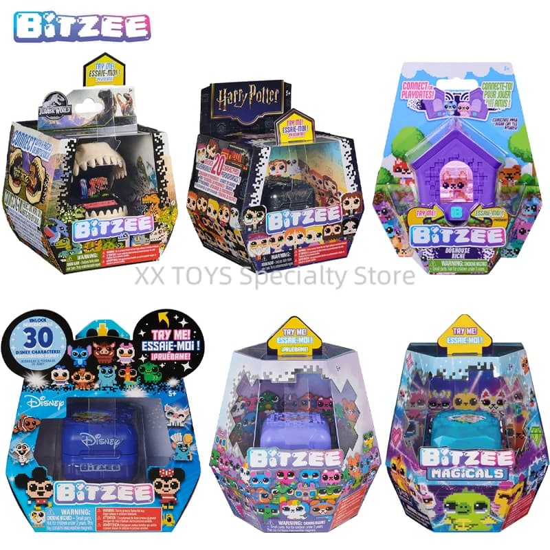 Original Bitzee Magicals Interactive Digital Elf Electronic Pet Game Machine Toys Peripheral Pet Feeding Kids Touch Smart Gifts
