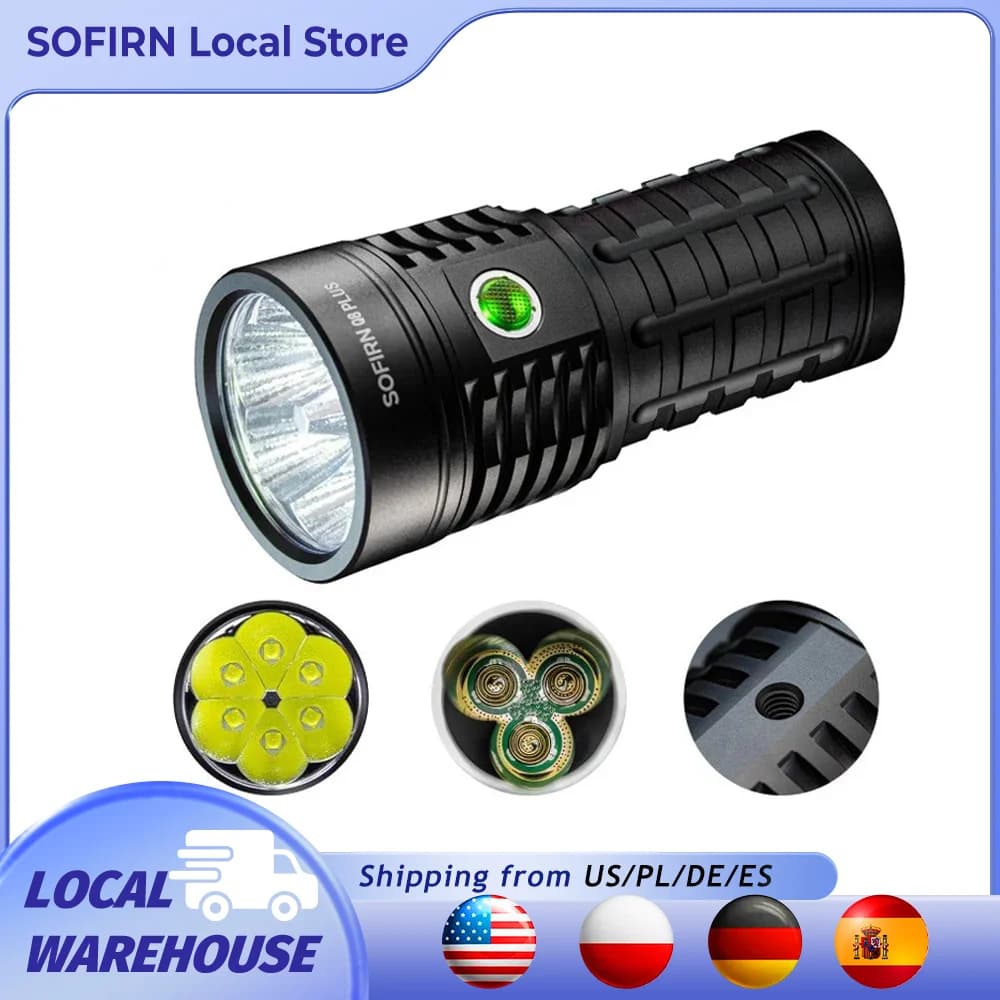 Sofirn Q8 Plus Super Powerful LED Flashlight
