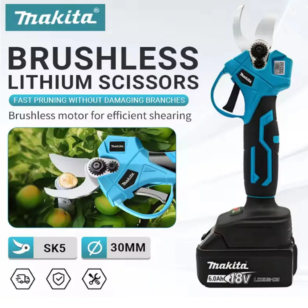 Akcesorium ogrodowe Makita Brushless Electric Scissors 18V