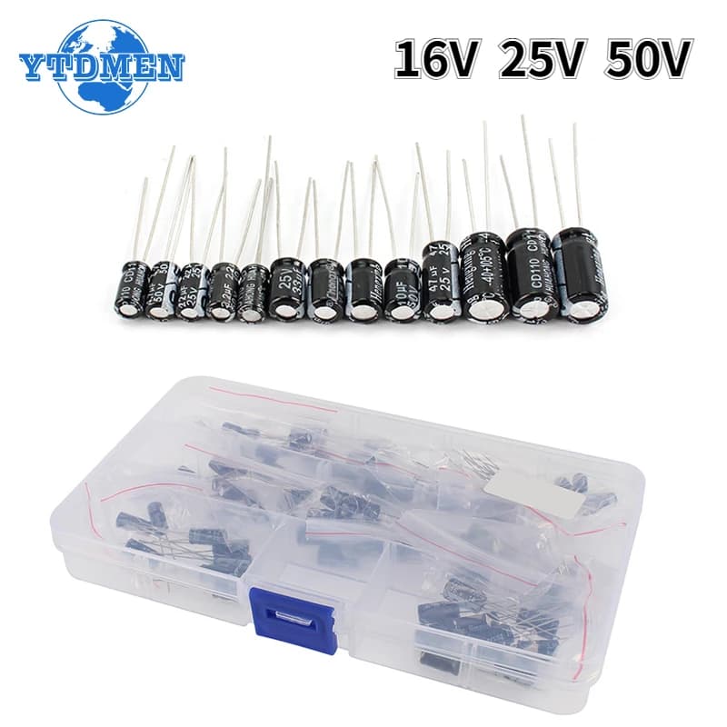 Electrolytic capacitor set