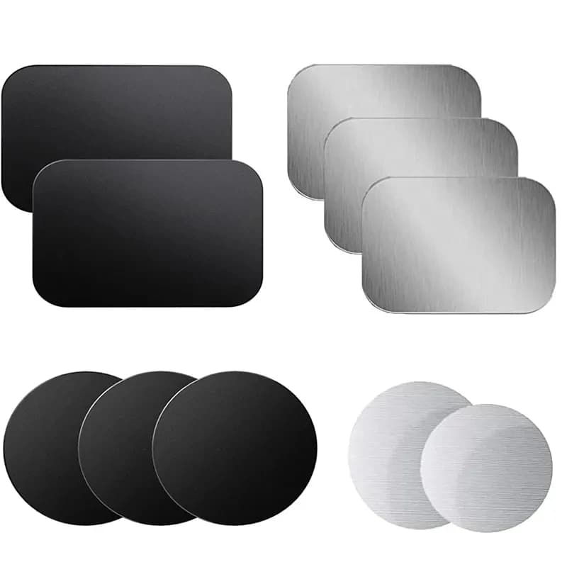 Magnetic Metal Plate For Car Phone Holder Universal Iron Sheet Disk Sticker Mount Mobile Phone Magnet Stand For IPhone Huawei