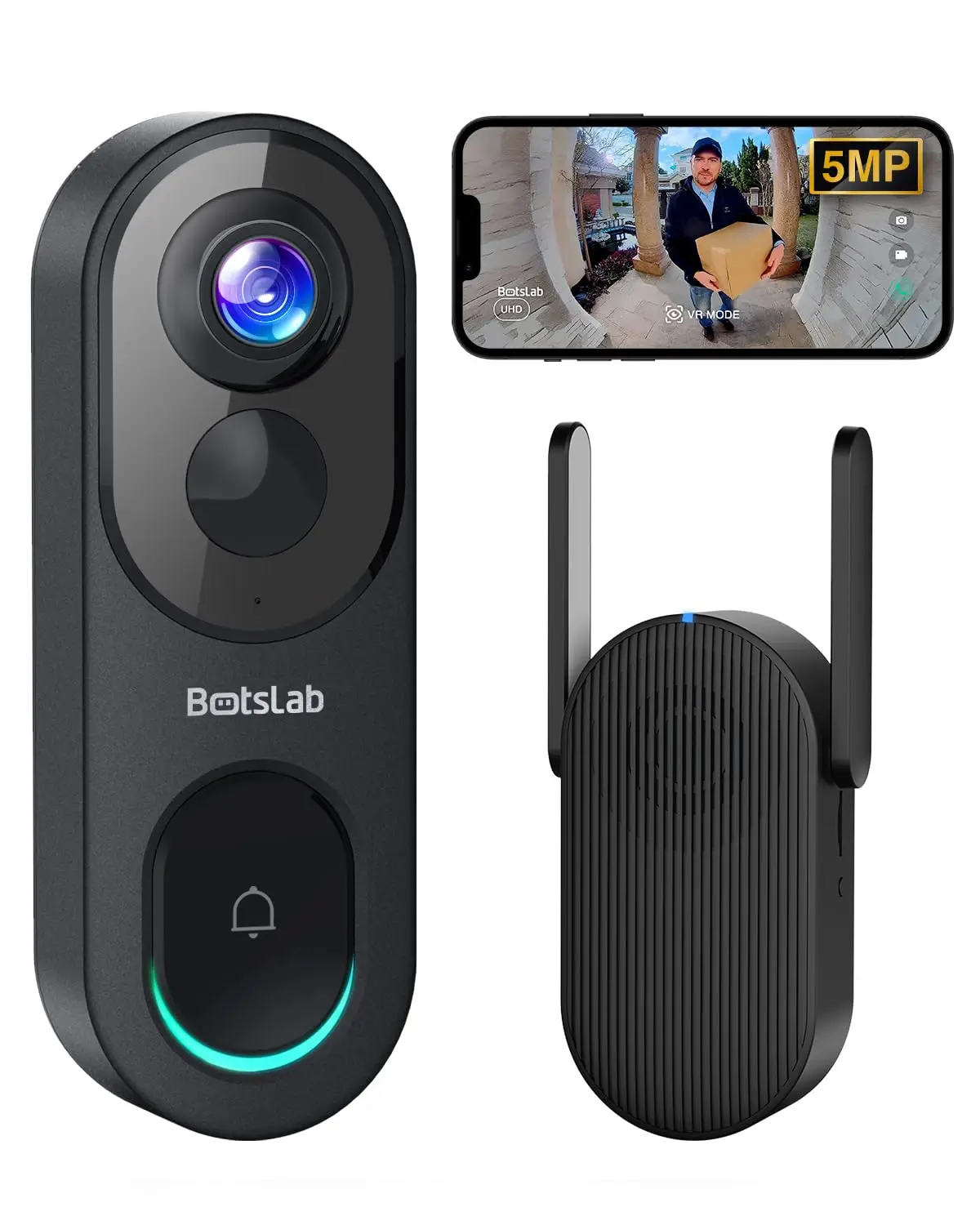 Smart video doorbell or peephole