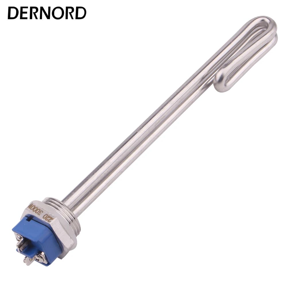 DERNORD Electric Water Heating Element 1"BSP Screw in Type Element for Kettle/Tank Tubular Water Heater 220v 1kw 2kw 3kw