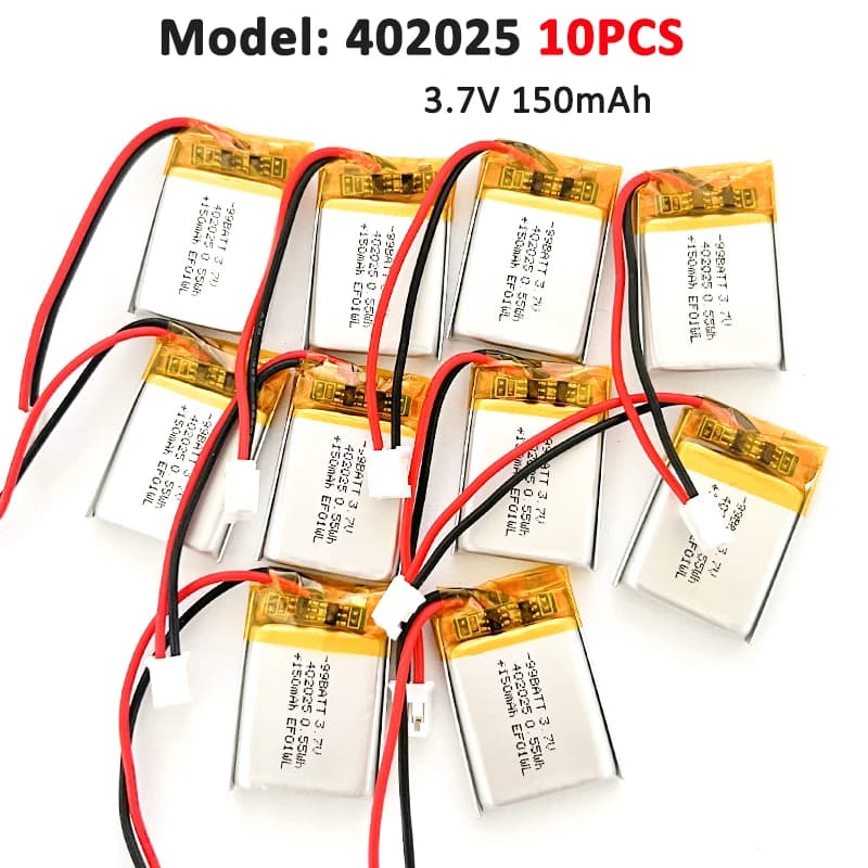 Smartwatch 3.7V Battery 150mAh Lithium Polymer