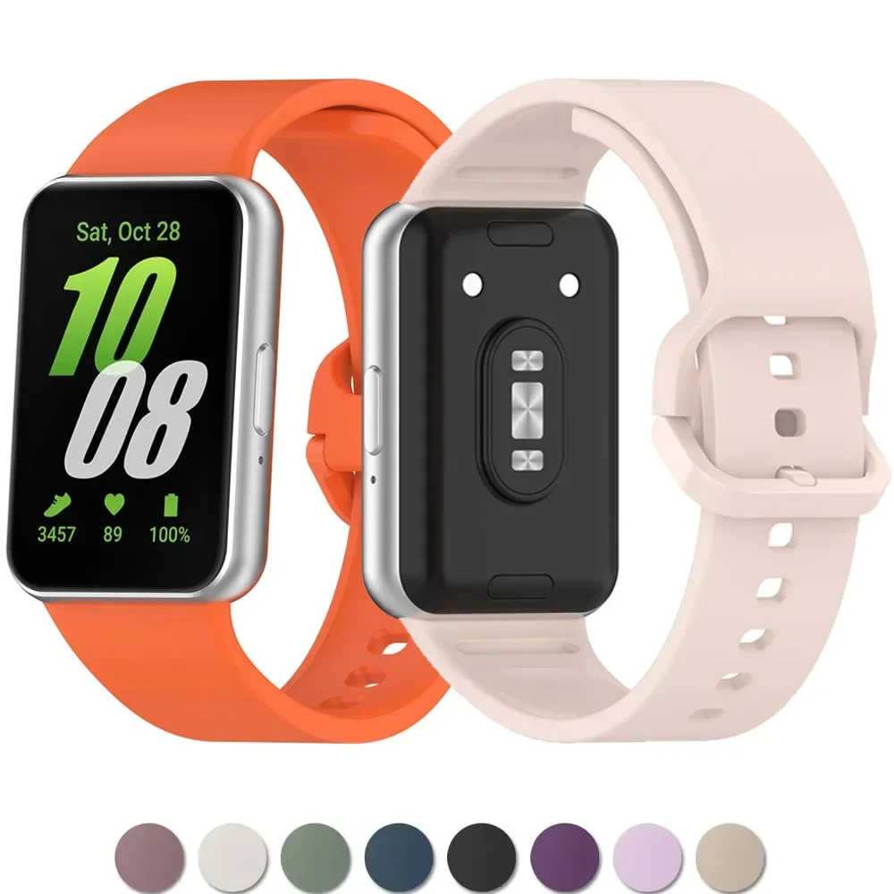 Sport Silicone Strap for Samsung Galaxy Fit 3 Smart watch Rubber Bracelet Correa for Samsung Galaxy Fit3 R390 Band Accessories