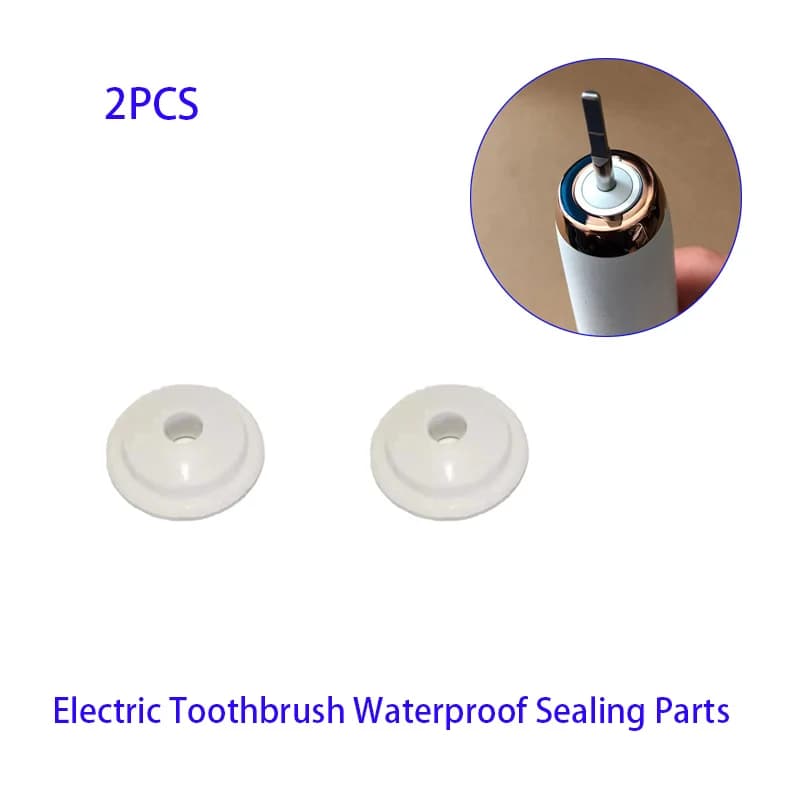 2pcs Electric Toothbrush Repair Accessories Water Leakage Solution Rotating Head Metal Shaft Rod Link Waterproof Sealing Parts