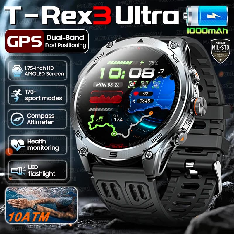 Smartwatch Military T-Rex Ultra GPS Watch