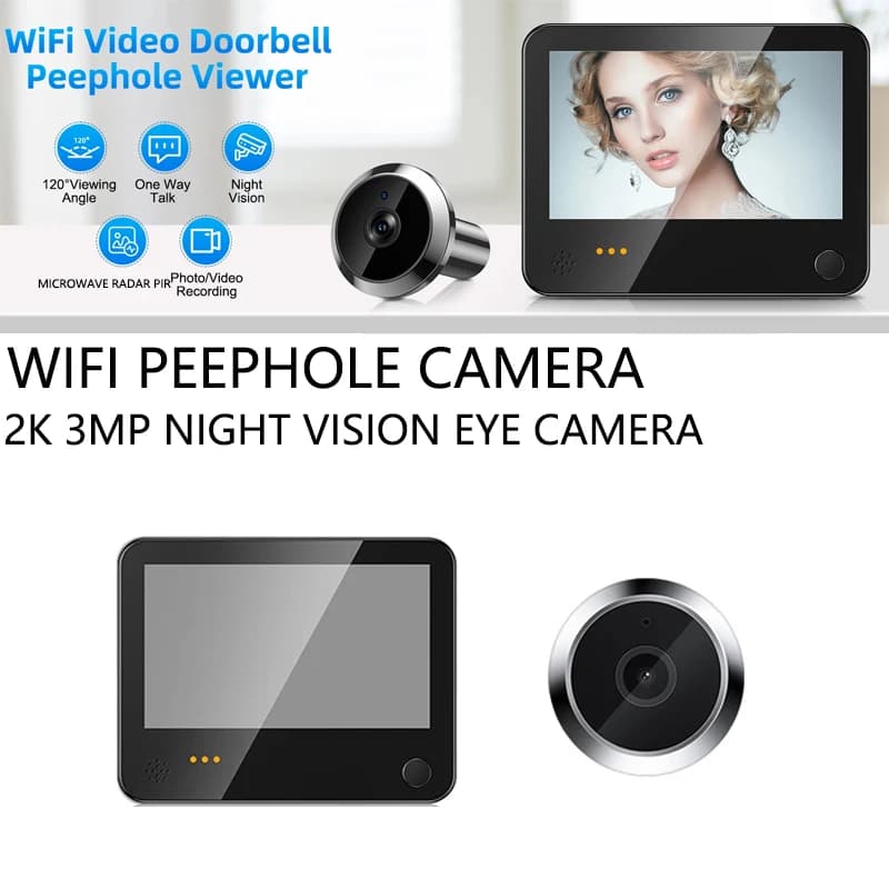 Kamera monitoringu Danmini Digital Door Peepholes Bell