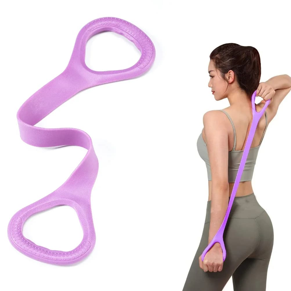 Training accessory fitness resistance band arm back