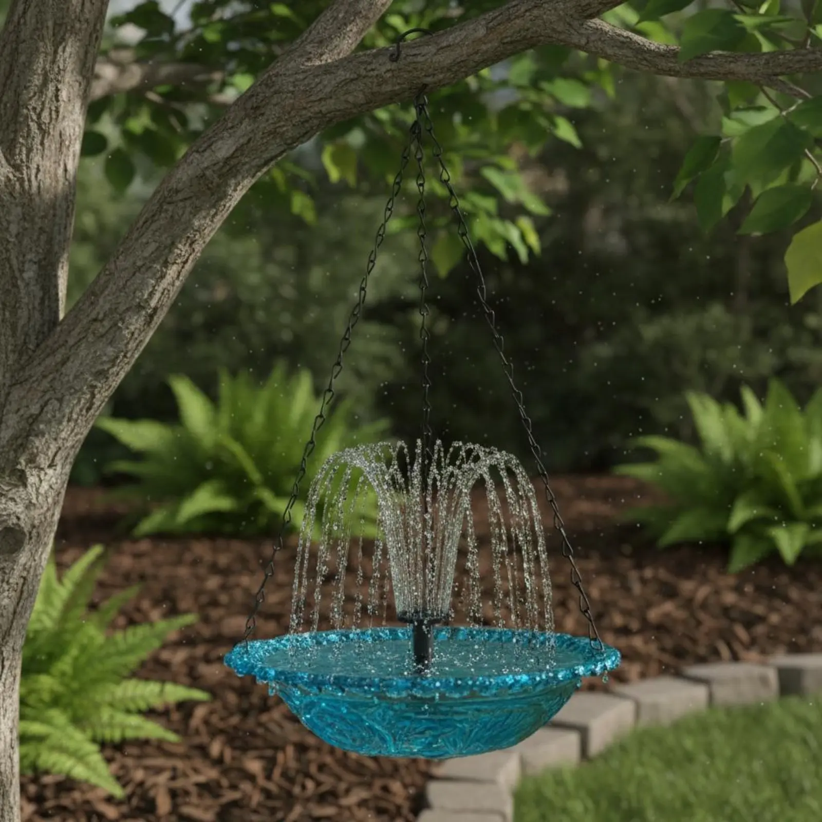 Decorative bird bath